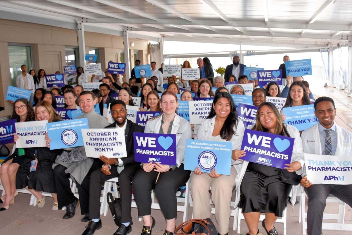 Second image of people celebrating American Pharmacists Month